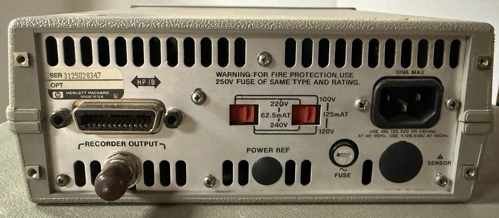 HP / Agilent 437B RF Power Meter Tested