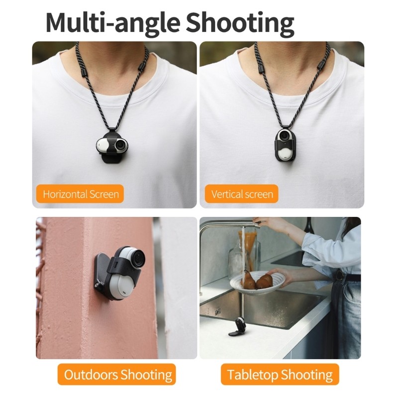 Adjustable & Neck Mount for GO 3 Camera Holder Flexibility in