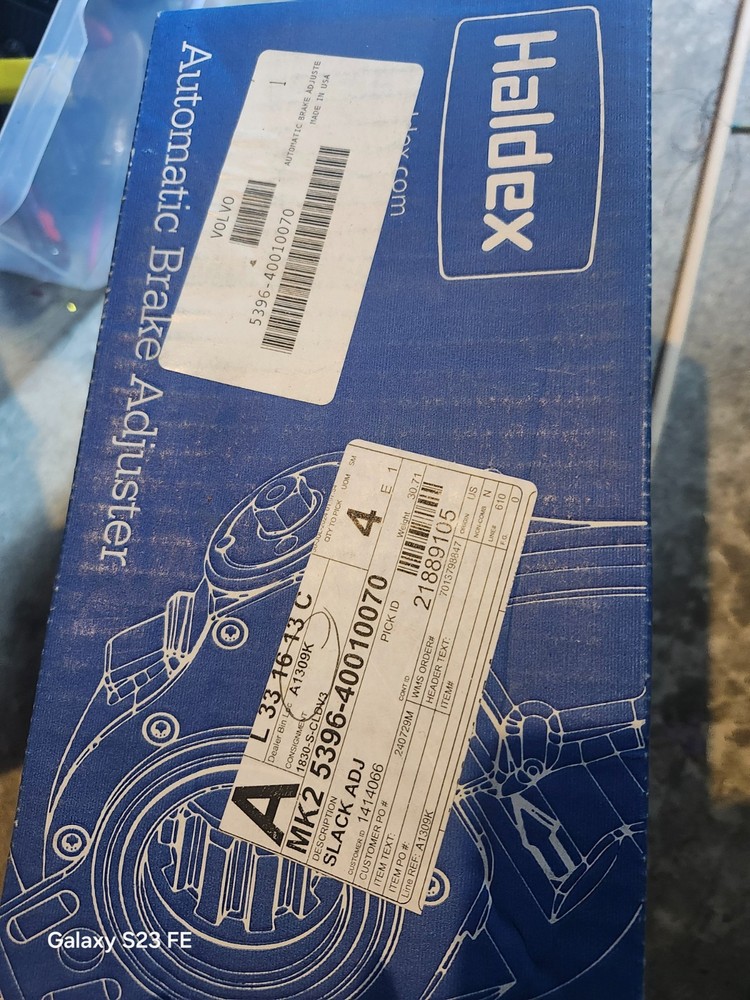 40010070 Haldex AUTOMATIC BRAKE ADJUSTER KIT