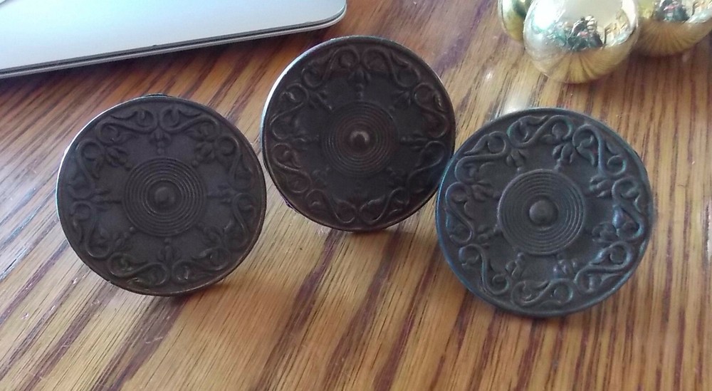 Brass Flower Drawer Pull (1 pull)