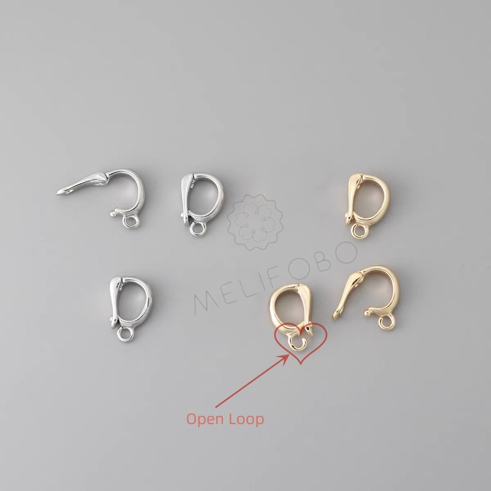 10pcs Pendant Bail with Open Loop,Charm Clasp Bail,Bail Clasp For Jewelry Making