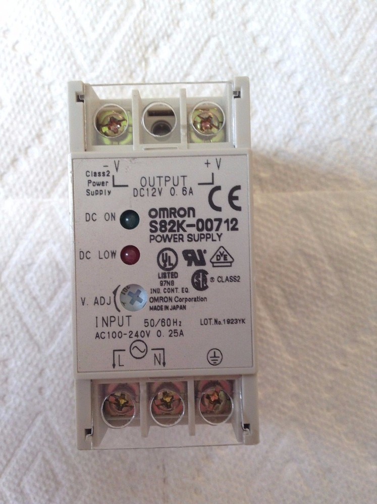 Omron S82K-00712 Power Supply