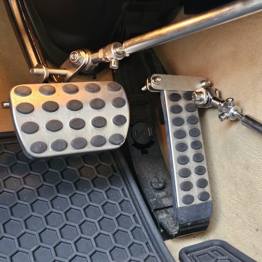 Permanent tool for Disabled, and handicapped.Safe Car Driving Hand Controls. HQ