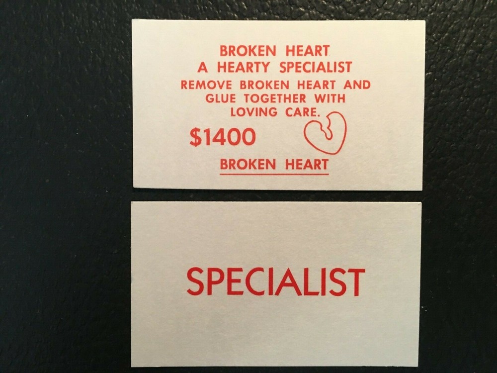Operation    SPECIALIST CARD      Broken Heart