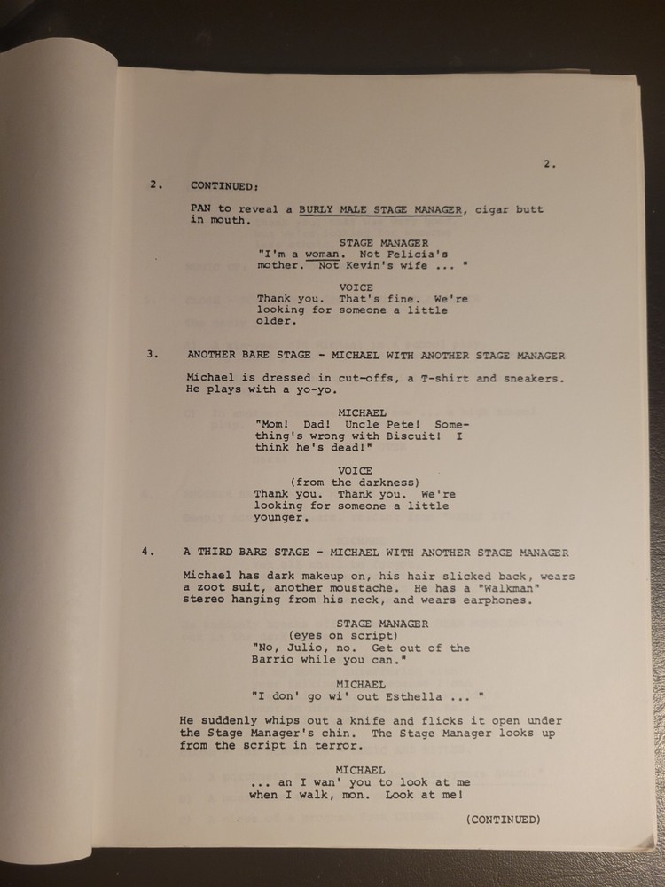 Tootsie (1982) Script -Larry Gelbart & Murray Schisgal -Mirage Enterprises Draft