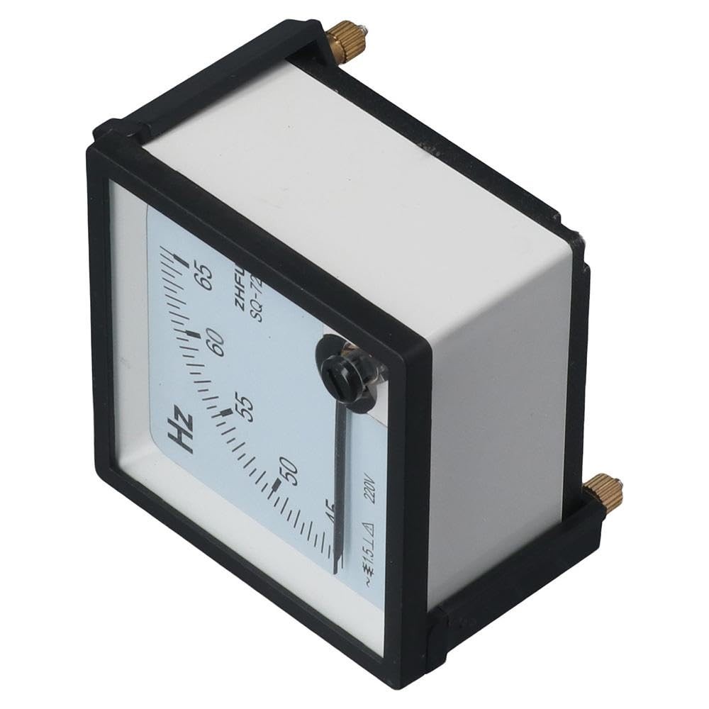 AC Frequency Meter,Frequency Panel Meter,Pointer Type Analog and black