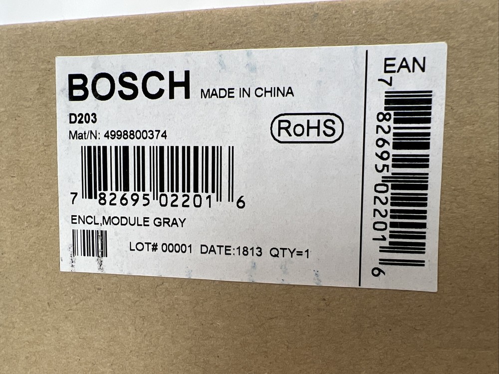 Bosch D203 Enclosure, Steel Gray
