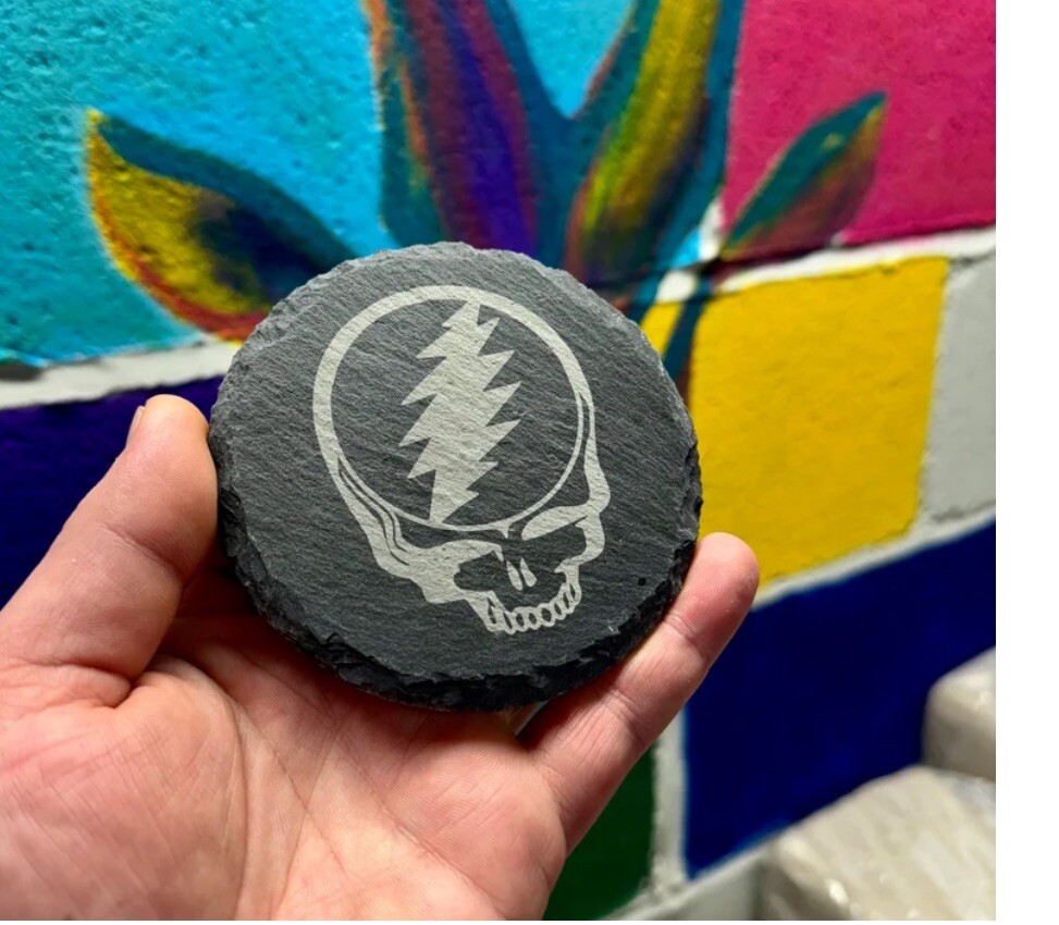 Grateful Dead Slate Four Coaster Set