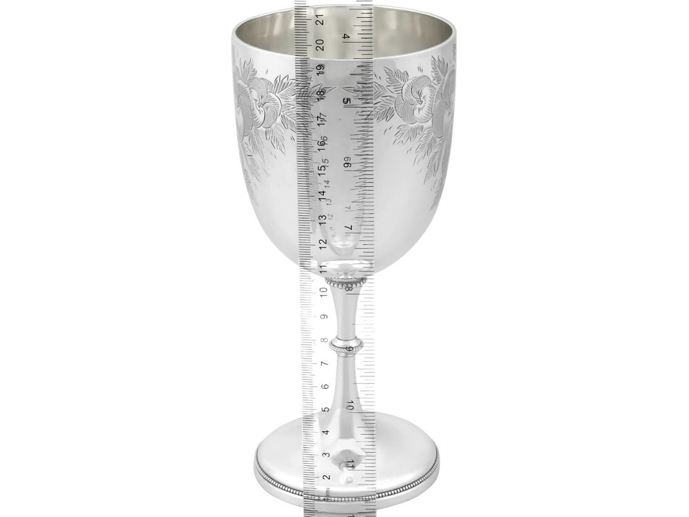 Antique Victorian Sterling Silver Goblet (1880)