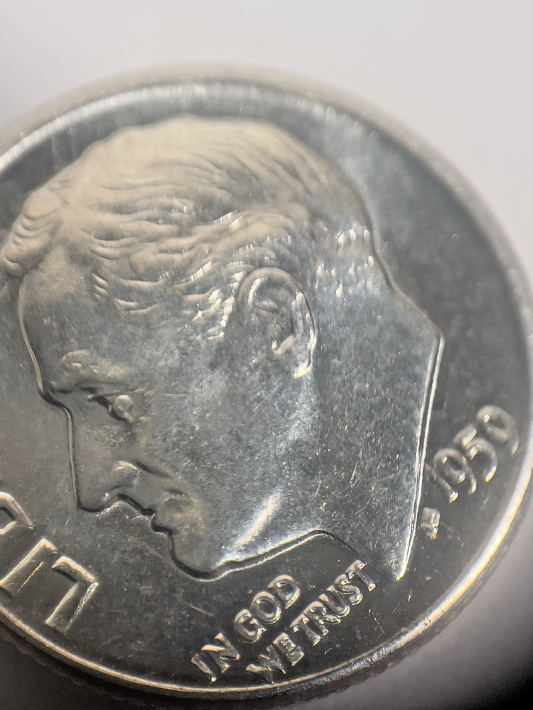 1959-D Roosevelt Dime – Uncirculated – 90% Silver