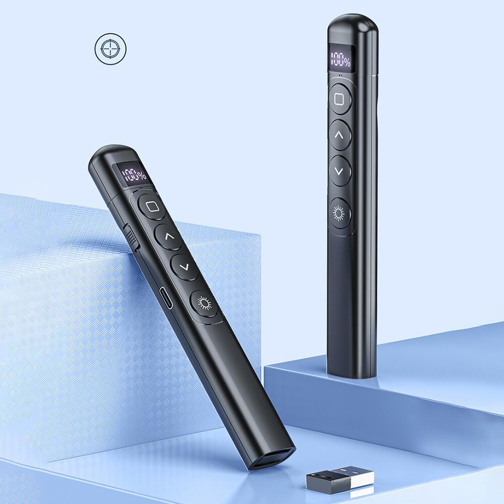 Power point Presentation Remote Wireless USB PPT Presenter Laser Pointer Clicker