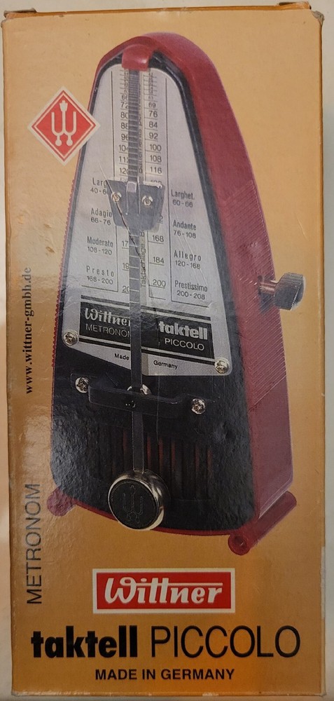 Wittner 834 Taktell Piccolo Metronome, Ruby