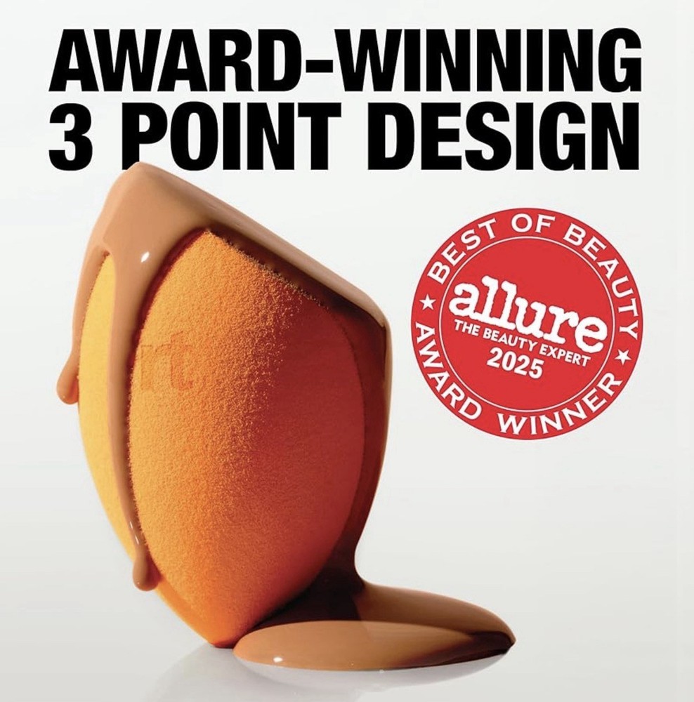 Real Techniques Miracle Complexion Sponge Duo Orange Teardrop Multi-Sided