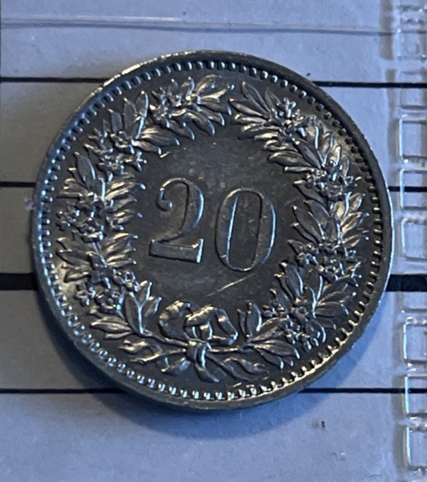 1978 Switzerland 20 Rappen