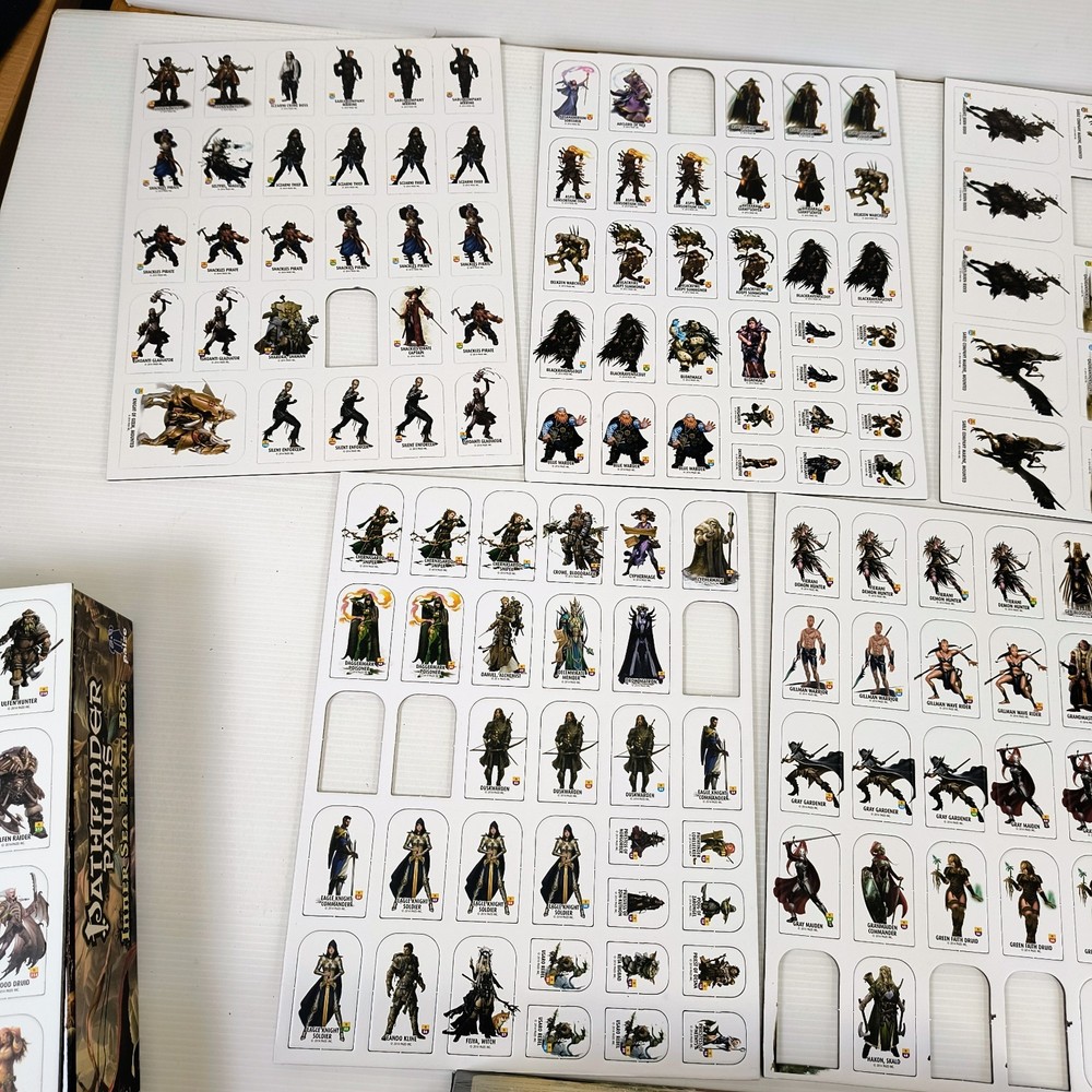 Pathfinder RPG Inner Sea Pawn Box 98% Complete (Missing 8 Pawns)