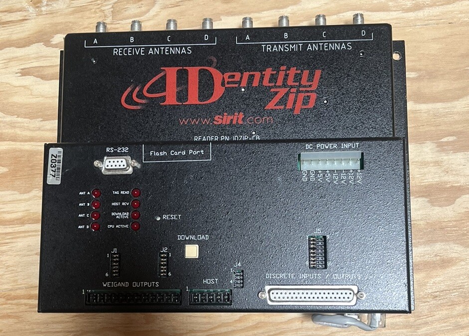 Identity By Sirit Reader Rs-232 READER PN: IDZIP-CB