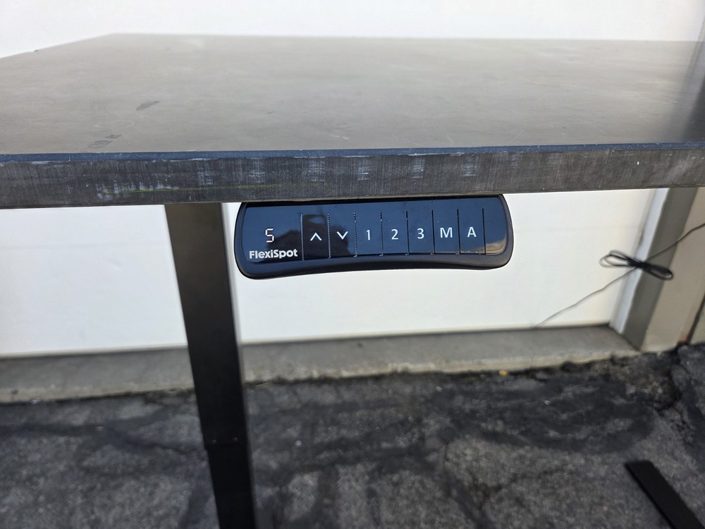 Flexispot Adjustable Workbench, 62"x32", 600 Lb. Capacity, Phenolic Top, Used