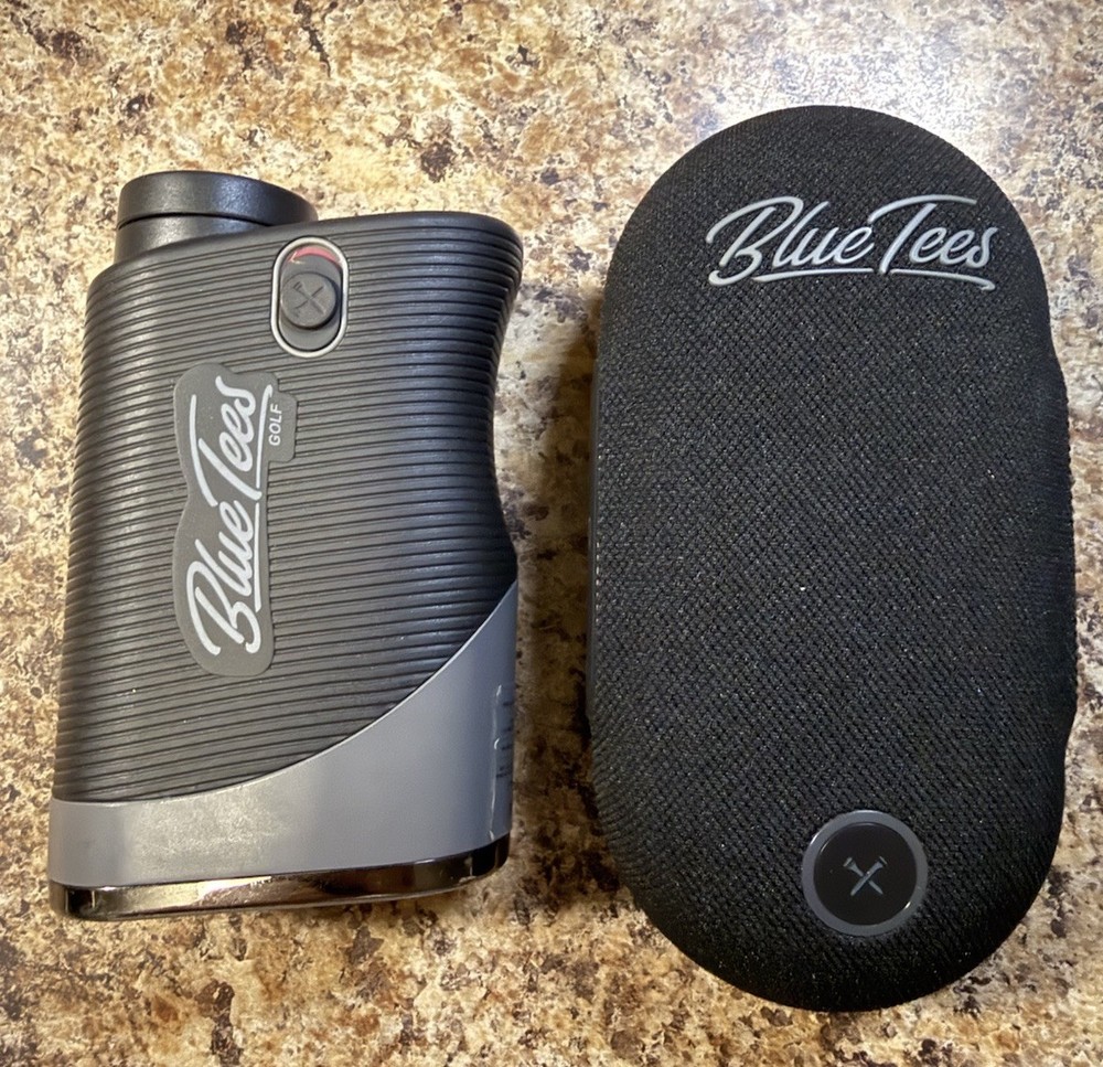 Blue Tees 3 Max Slope Rangefinder Player Go Speaker Bundle