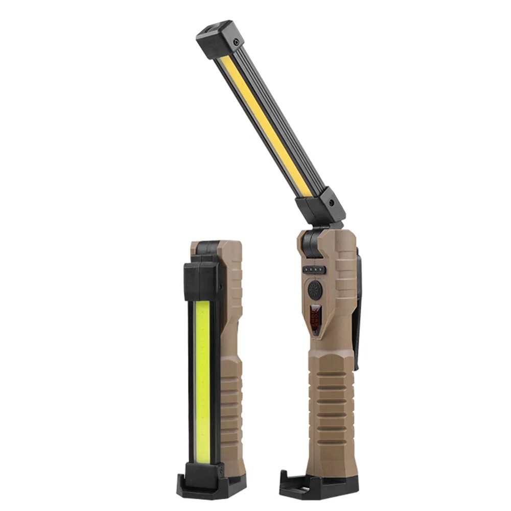 Rechargeable LED COB Work Light Magnetic Flashlight 7 Modes Mechanic Light Tools