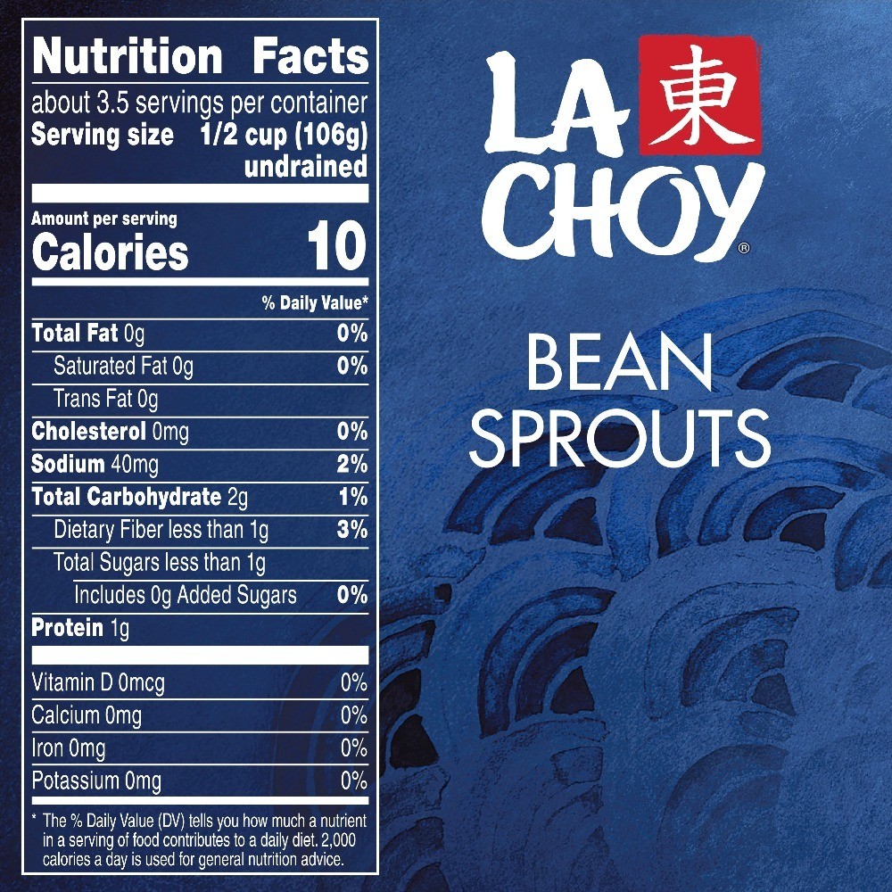 Canned Bean Sprouts Vegetable 14 oz 4 Pack