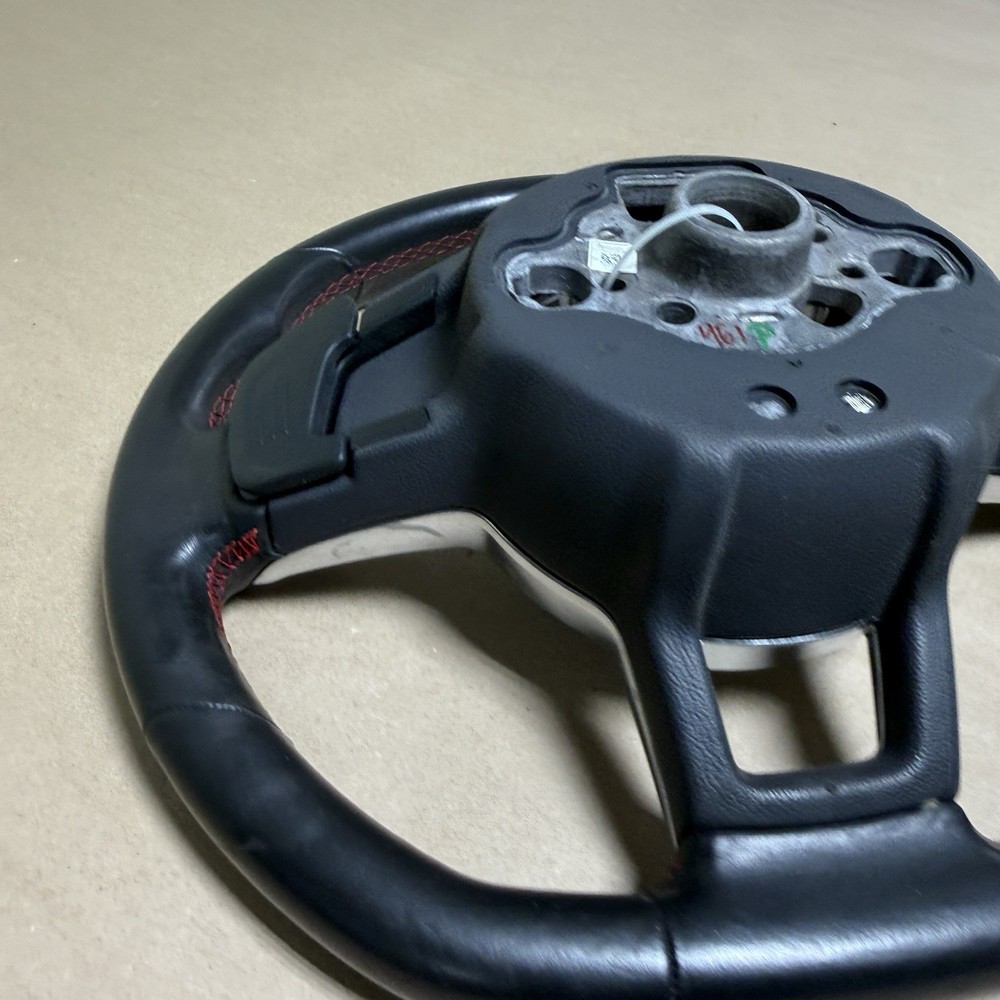 2015-2017 MK7 VW GTI Steering Wheel Manual BLK Leather Multi Function OEM