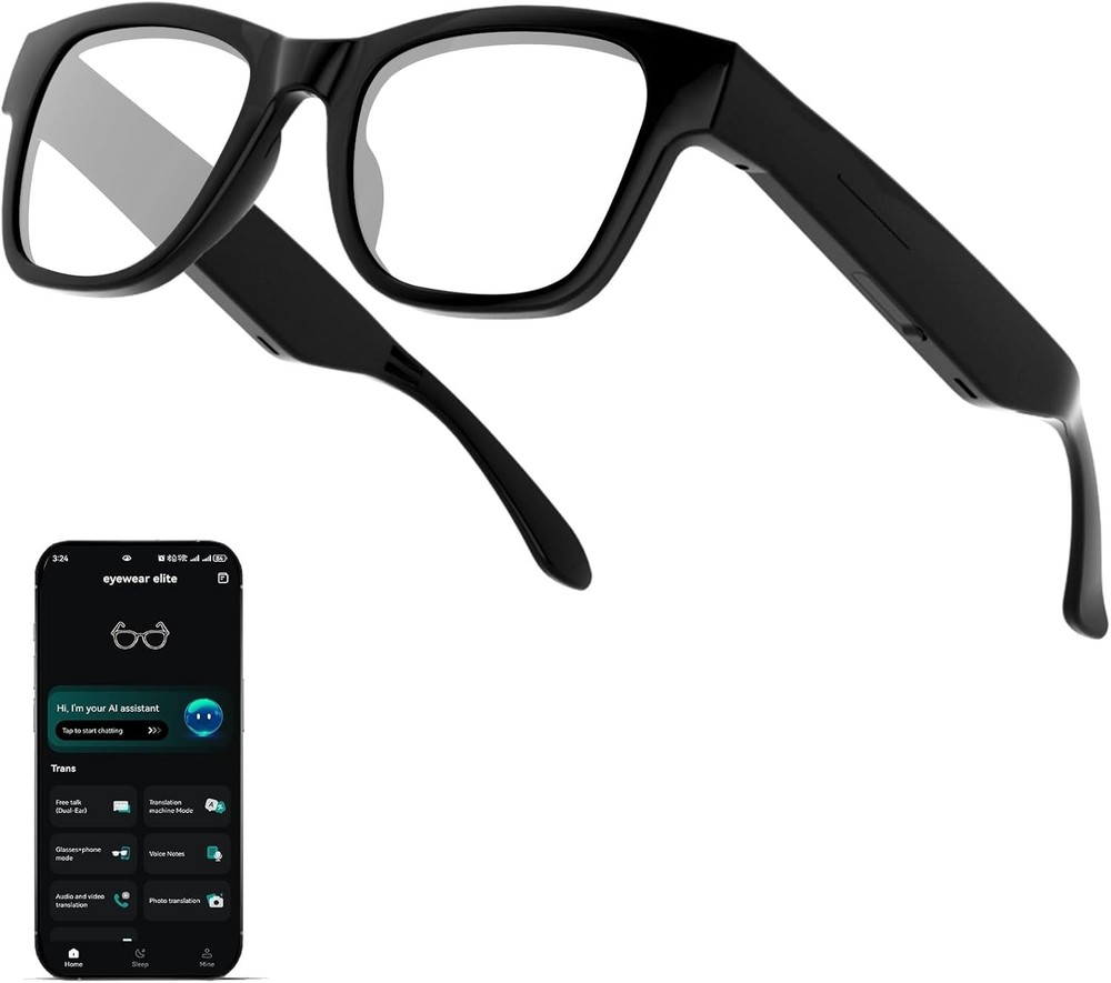 Transformative Smart Glasses - 164 Languages, Music, & AI Chat Technology