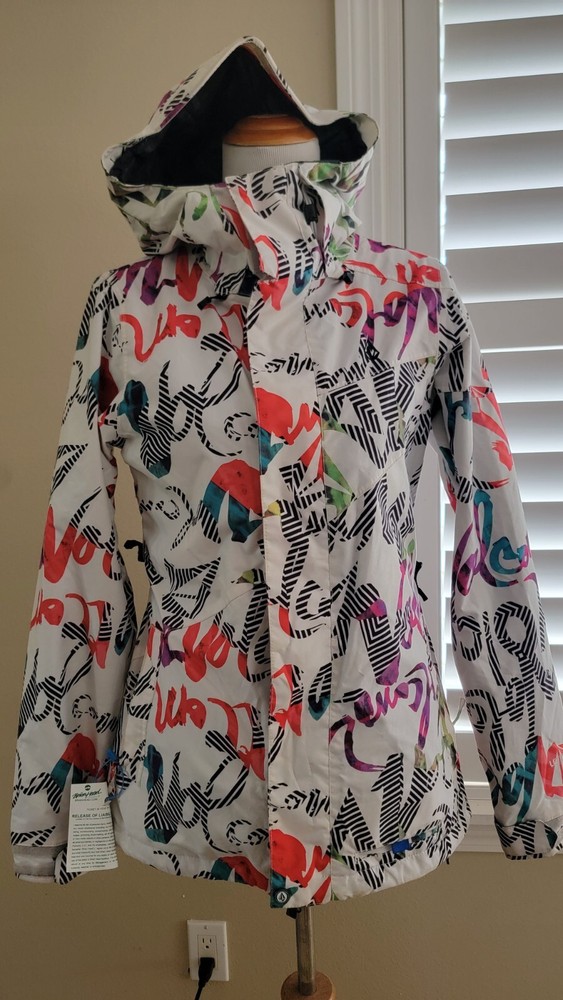 Volcom/Brian Head Women’s Snowboard/Ski Jacket Cremini Script. Small