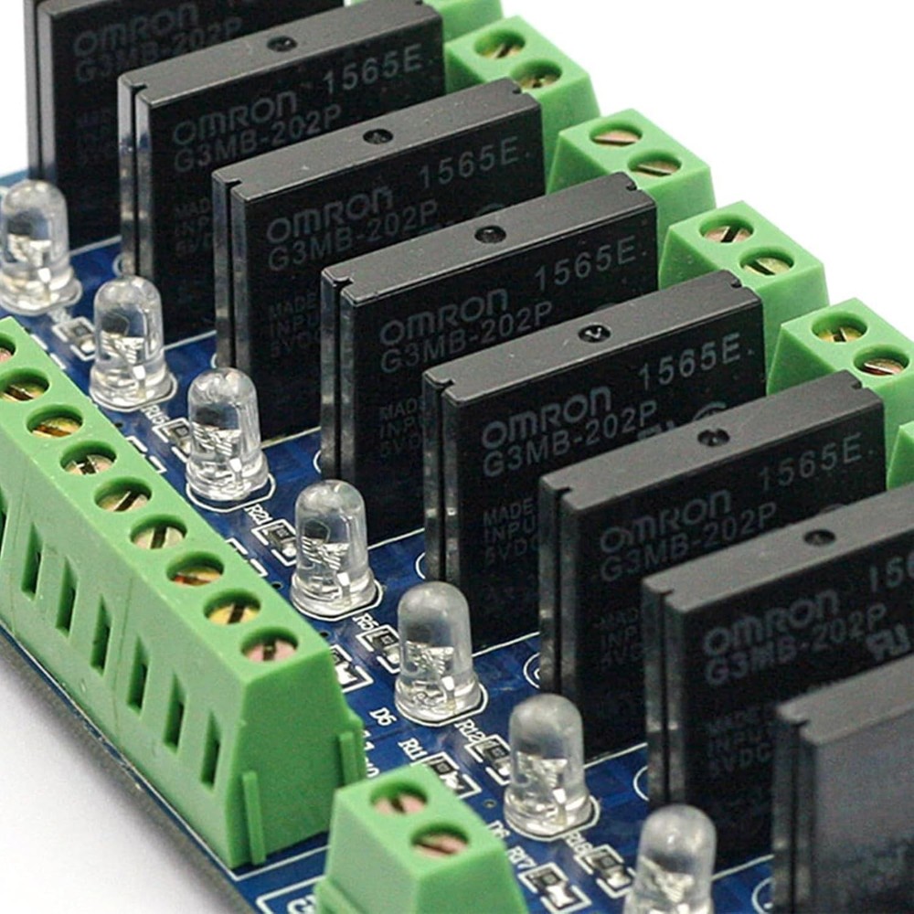 8-Channel Solid State Relay Module for Arduino and Microcontroller Projects