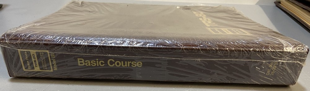 TRS-80 Basic Course  Manual & Disk NEW