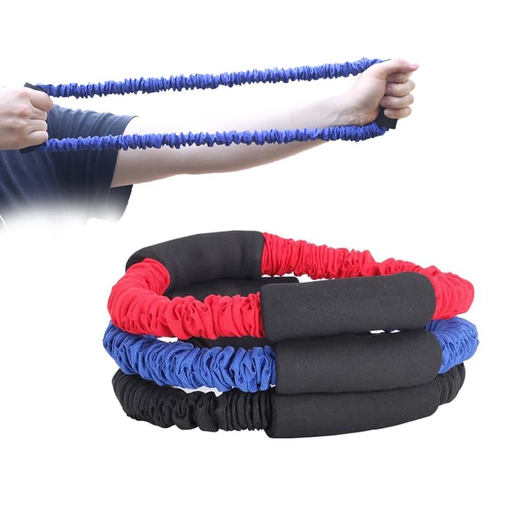 25Lbs Archery Bow Trainer Rubber Stretch Bands Strength Training Device Aids