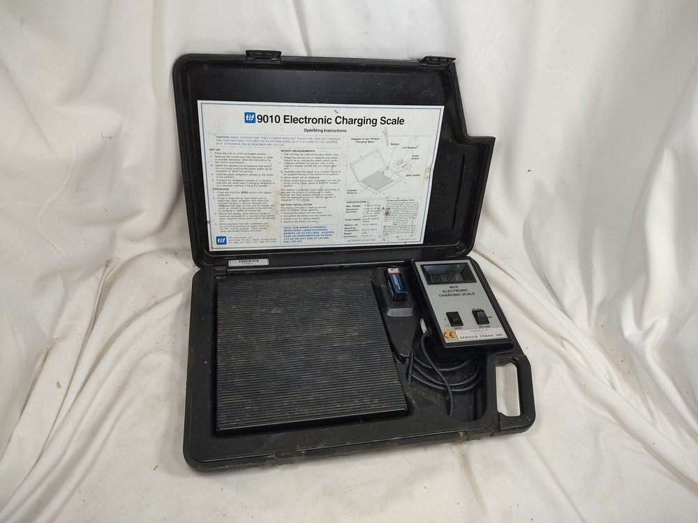 TIF 9010 Electronic Refrigerant Charging Scale - Slimline- Tested Working