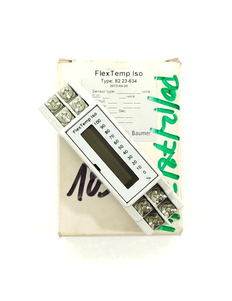BAUMER FLEXTEMP ISO UNIVERSAL TRANSMITTER 82 23-534