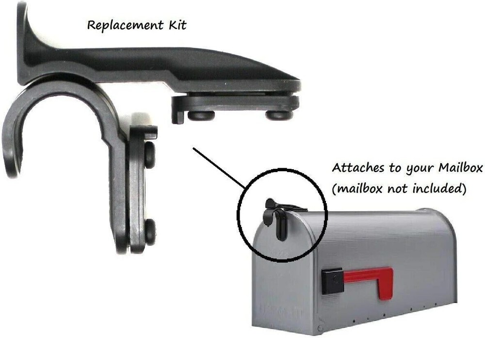 Simple Installation Plastic Latch Repair Kit 2-Pack for Metal Mailbox Security