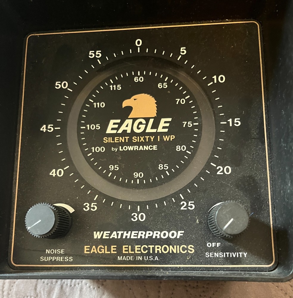 Eagle Silent Sixty 1 (Untested) Depth Finder Vintage