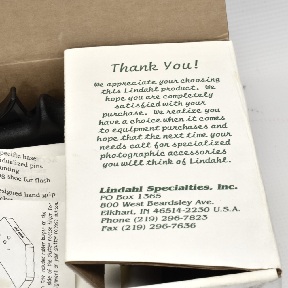 Lindahl Trigger Grip Flash Bracket System 6x4.5 NOS