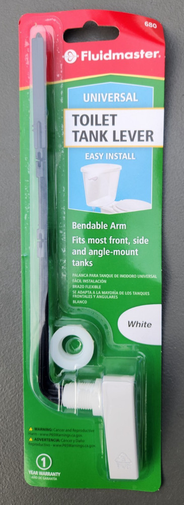(2 Pk) 680 Fluidmaster White Tank Lever