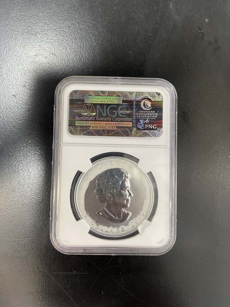 2013 Canada Silver Maple Leaf 25th Anniversary NGC MS 68