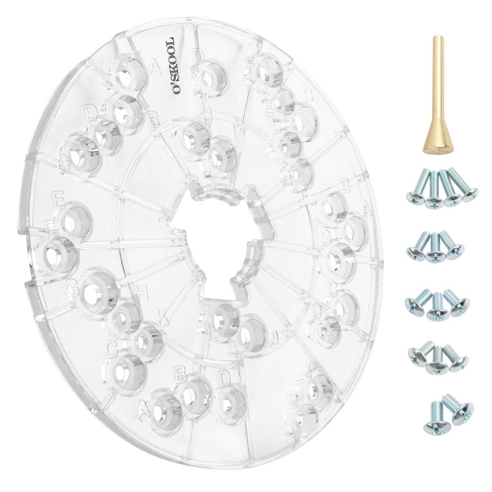 OSKOOL 6.5in Router Universal Base Plate Polycarbonate