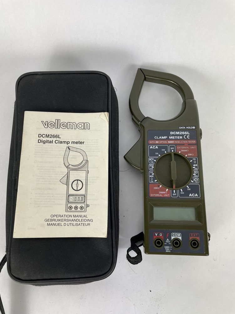 Velleman DCM266L ECONOMIC DIGITAL CLAMP METER