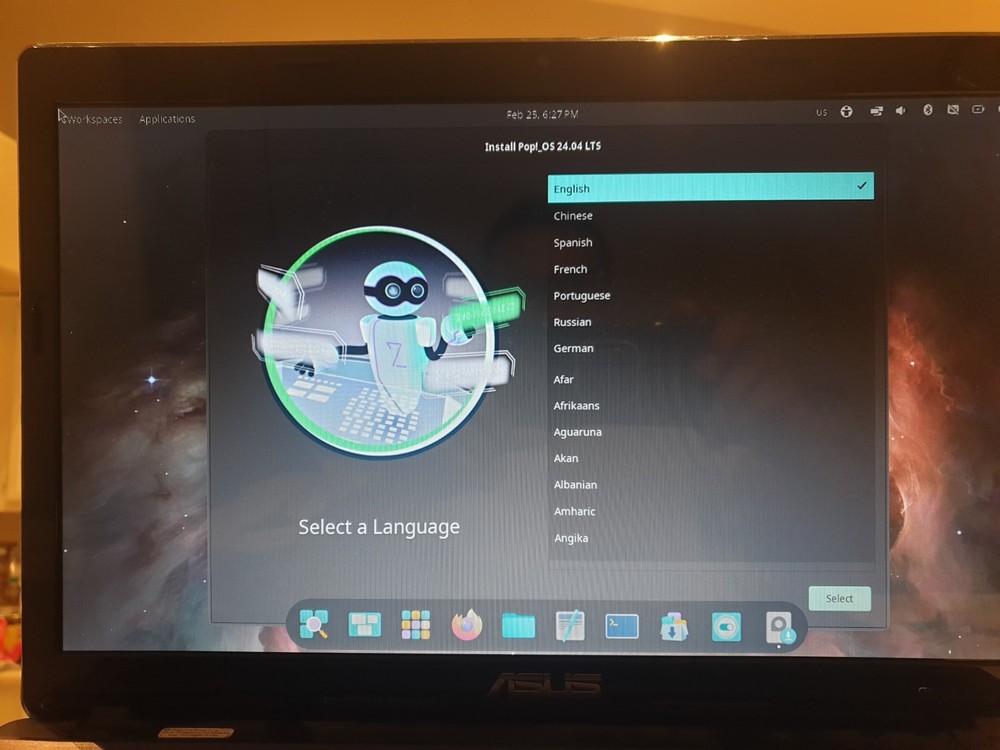 Linux Pop OS V24.04 LTS, 64-bit, Bootable Live and Install USB Flash Drive