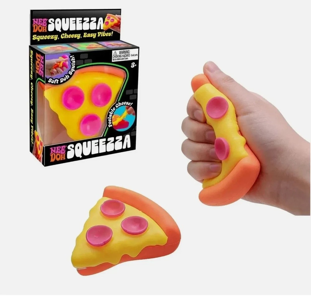 NeeDoh Squeezza Pizza Nee Doh Squeeze