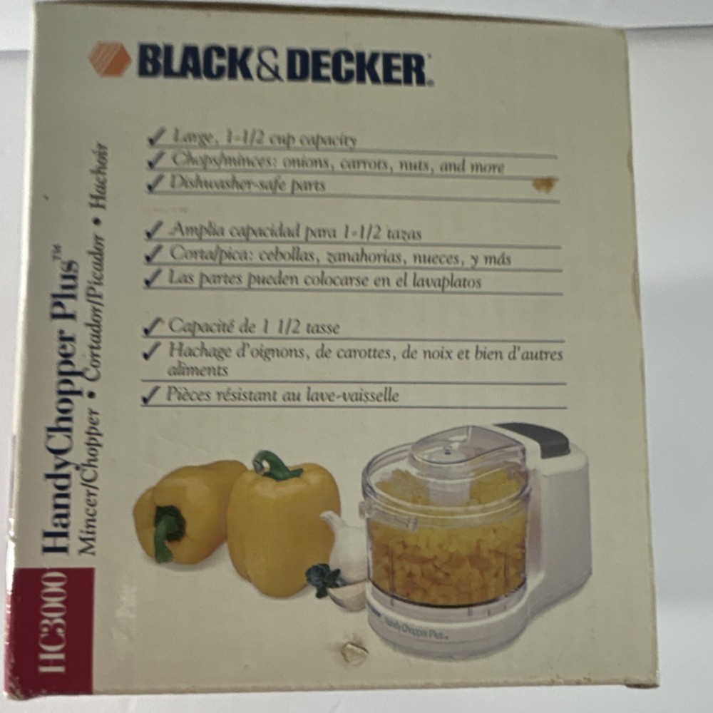 Black & Decker Handy Mini Food Processor, New In Box!
