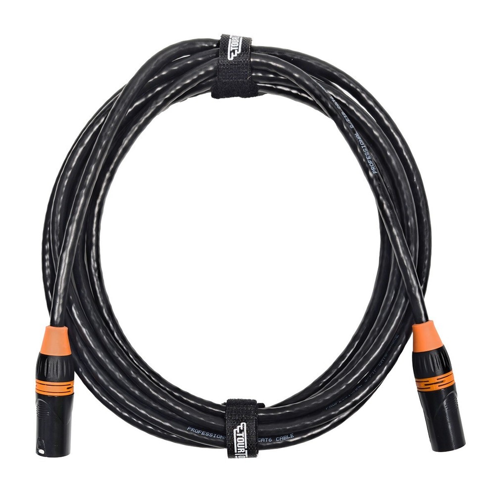 15FT PRO CAT6 Heavy Duty EtherCon RJ45 Digital Audio Cable.