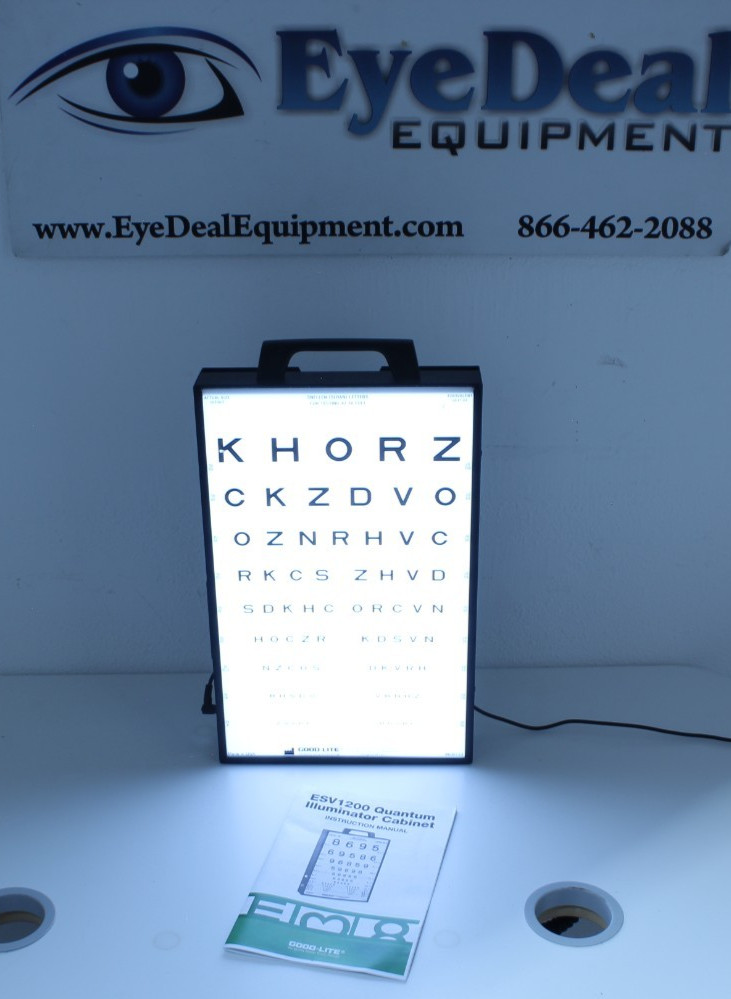 ESV 1200 illuminated acuity chart