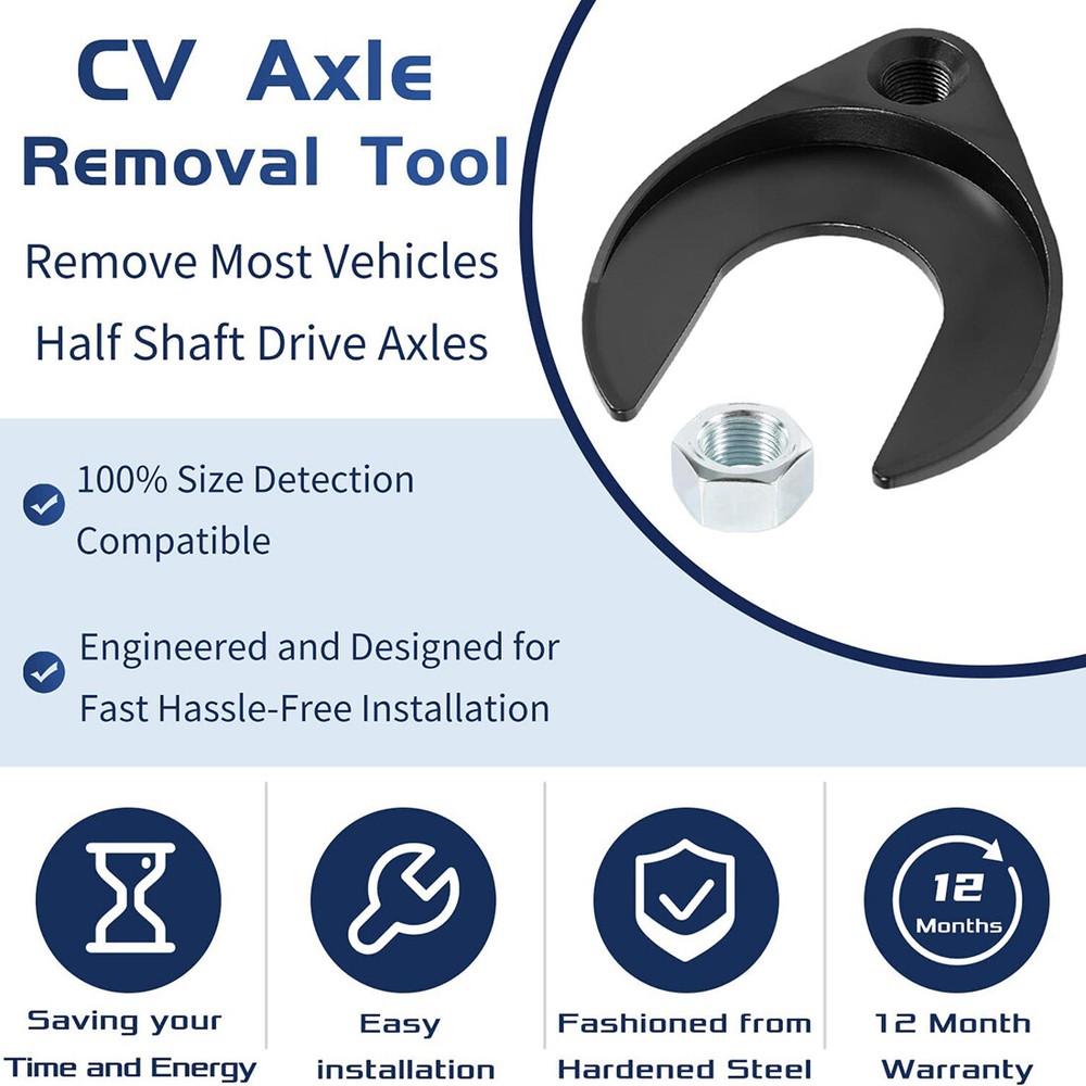 48mm Axle Removal Tool CV Joint Puller Slide Hammer Adapter Front Wheel Drive