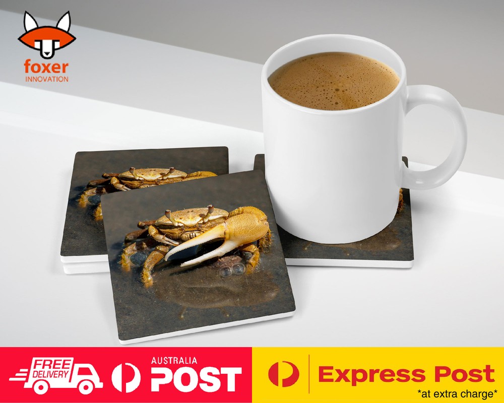 COASTER COFFEE DRINKING MAT|ARUSTACEANS CRAB CREATURE CLAW #2