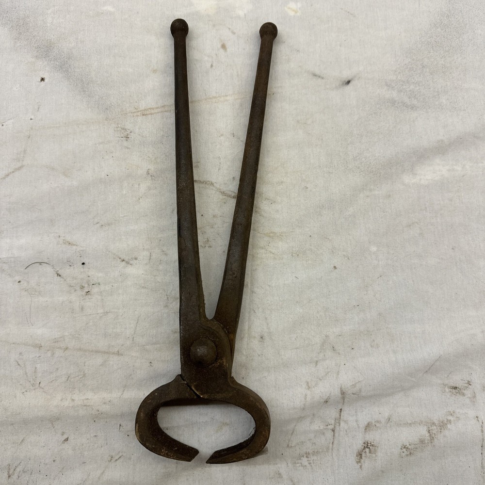 Antique  14" Blacksmith Nipping Tool