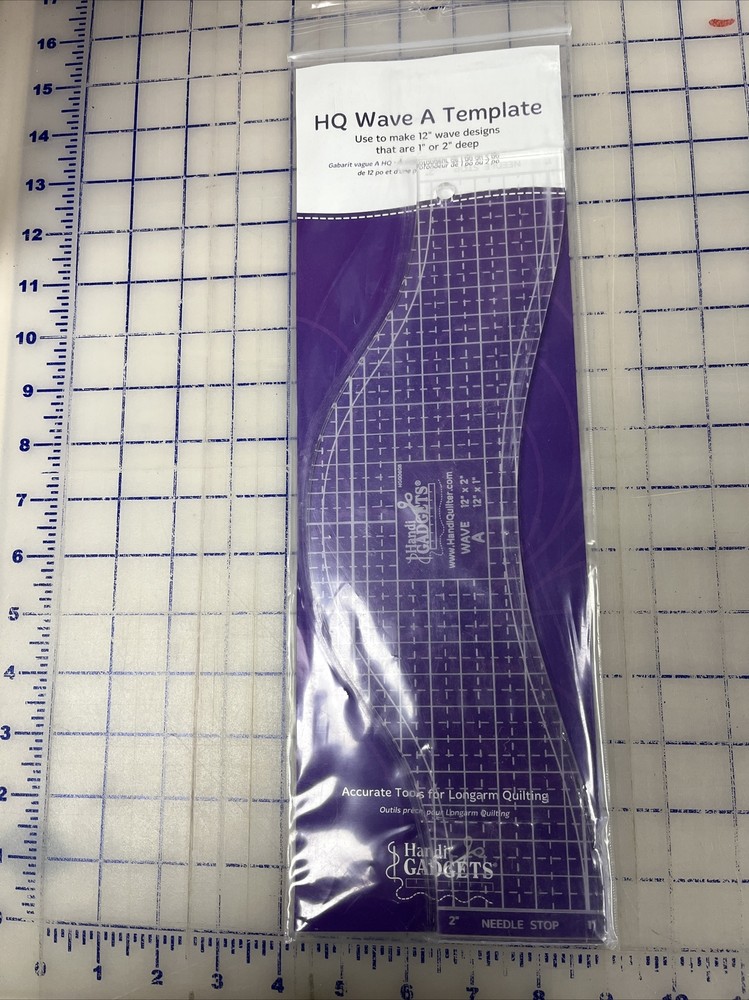 Handi Quilter Wave A Template