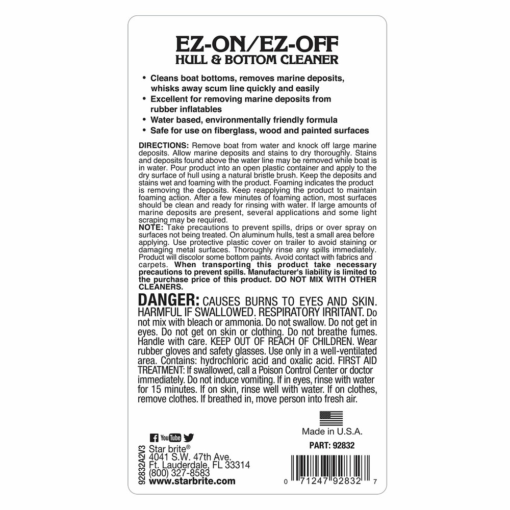 Star Brite 092832 Ez-On Ez-Off Hull & Bottom