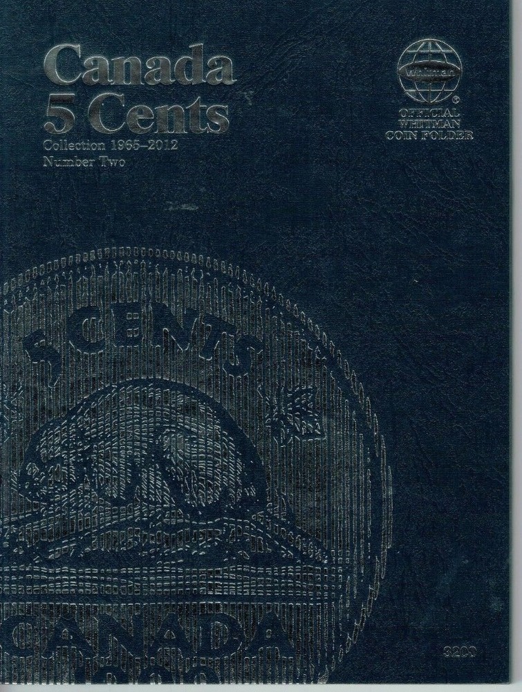 New Whitman Canada Five cent Folder #2 for all Issues From 1965 Through 2012